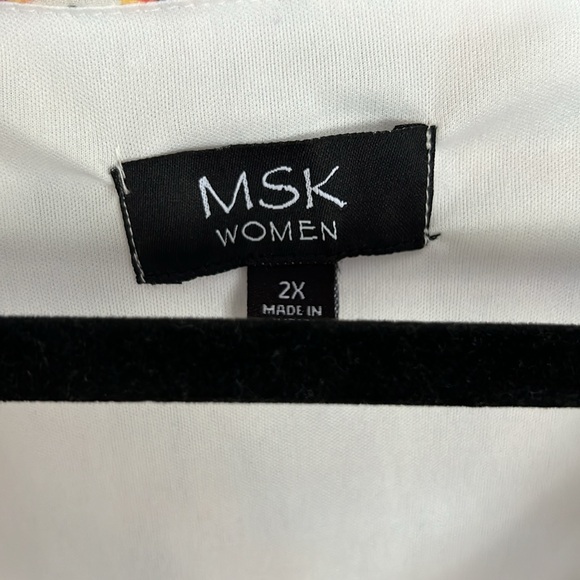 MSK Floral Chiffon midi dress - Picture 5 of 6